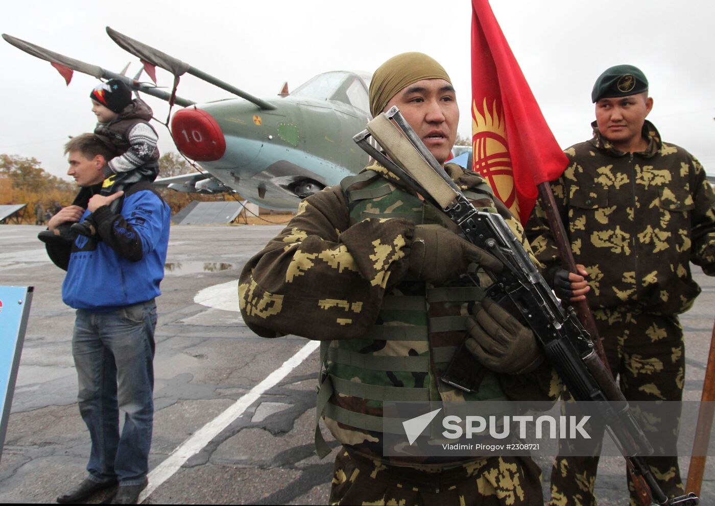 10th anniversary of CSTO base opening in town of Kant in Kyrgyzstan