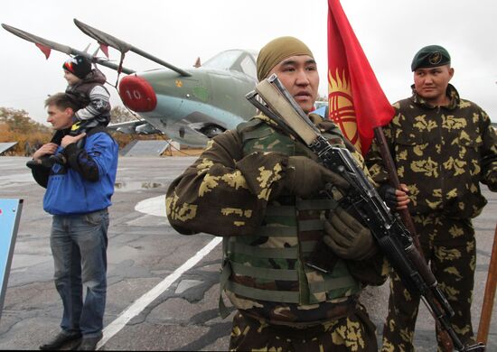 10th anniversary of CSTO base opening in town of Kant in Kyrgyzstan