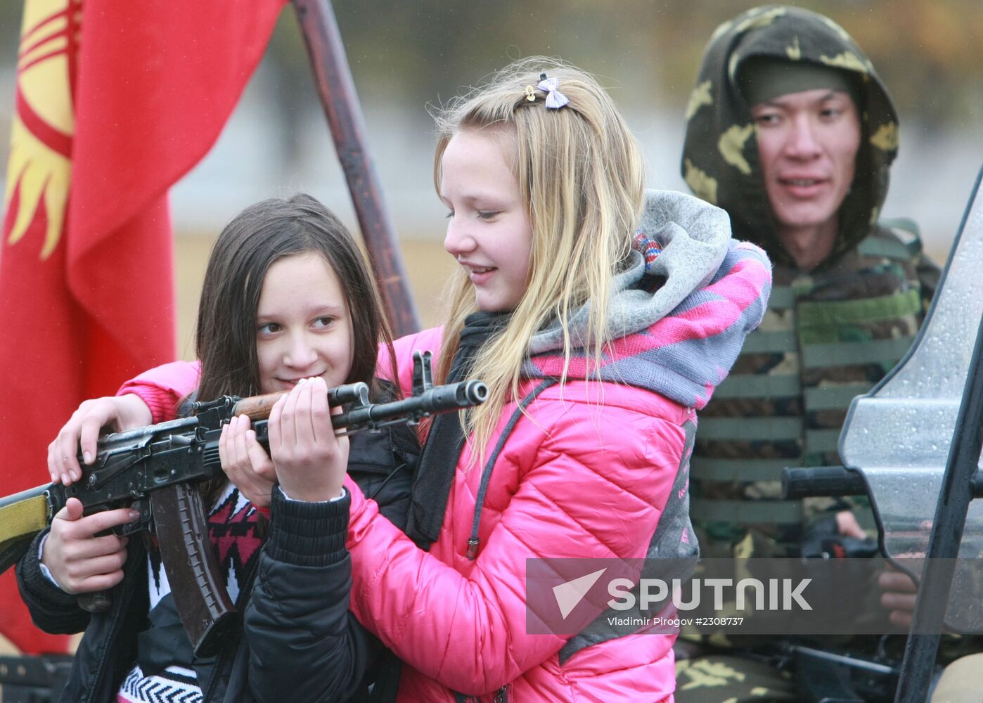 10th anniversary of CSTO base opening in town of Kant in Kyrgyzstan