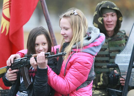 10th anniversary of CSTO base opening in town of Kant in Kyrgyzstan
