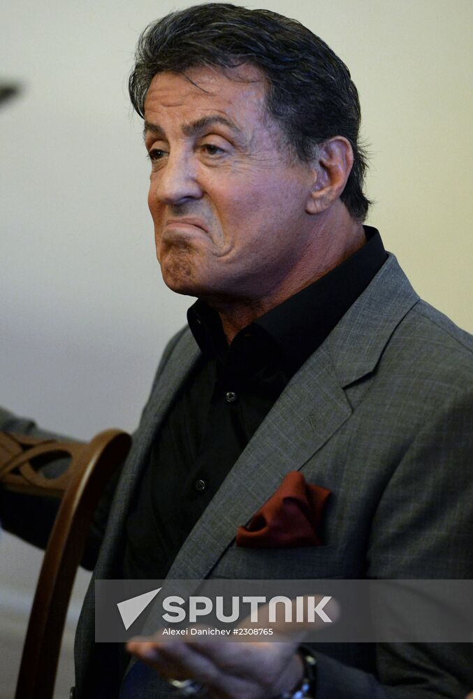 Exhibition of Sylvester Stallone's paintings opens at Russian Museum