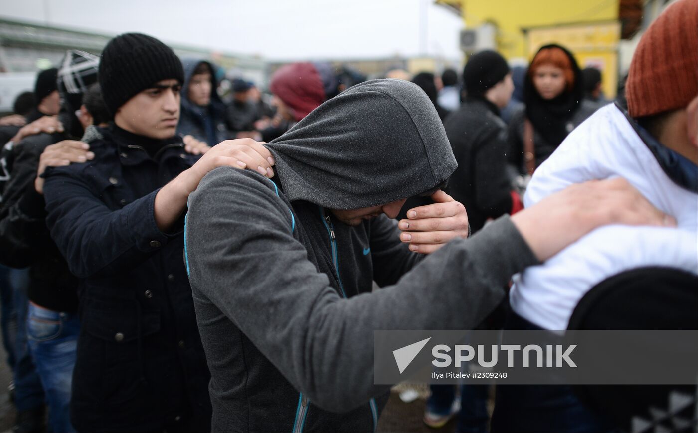 Police inspects Moscow Sadovod market