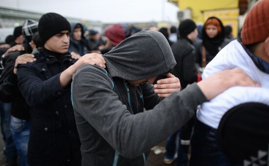 Police inspects Moscow Sadovod market