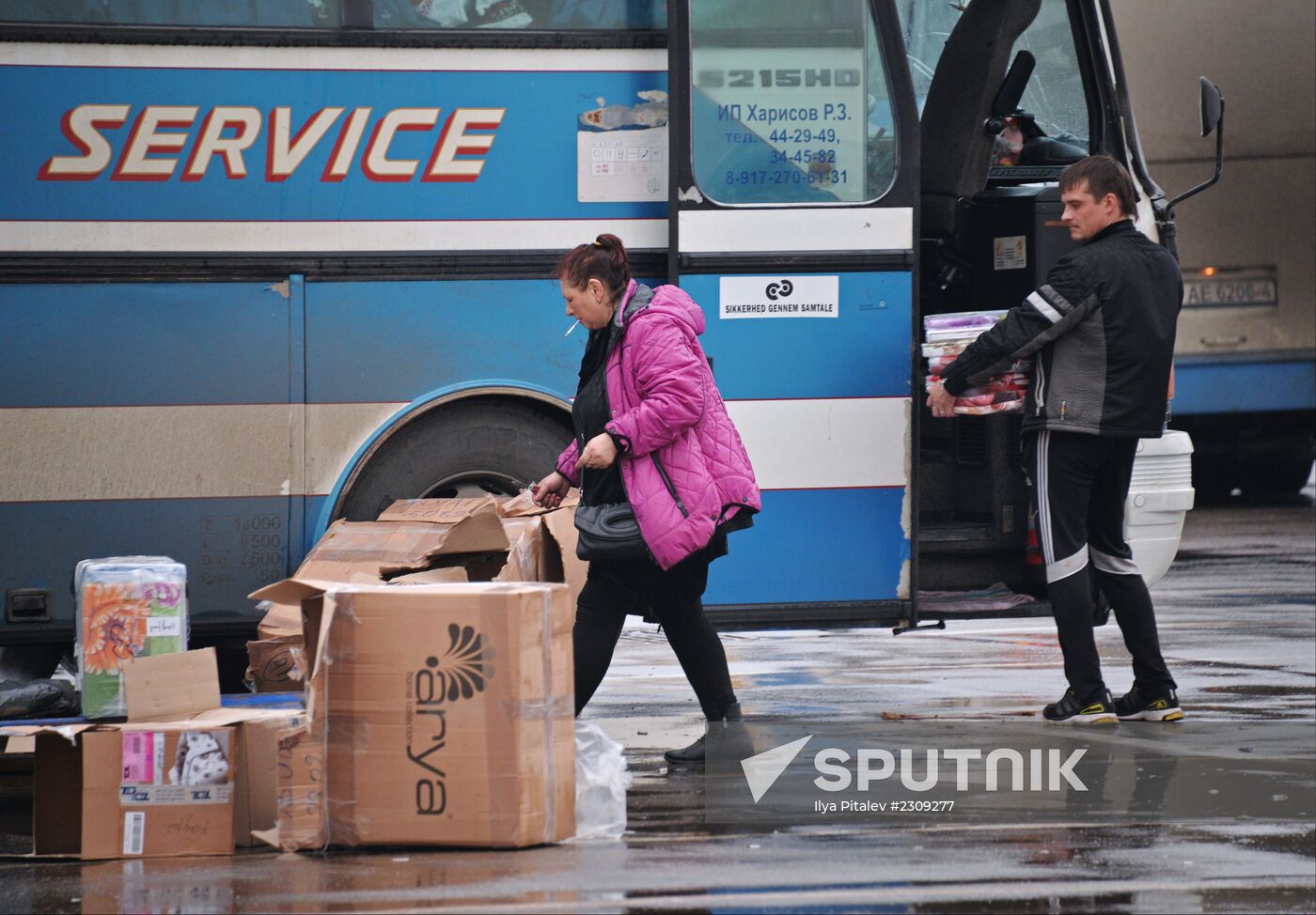 Police inspects Moscow Sadovod market