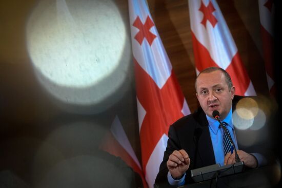 News conference by Bidzina Ivanishvili and Giorgi Margvelashvili