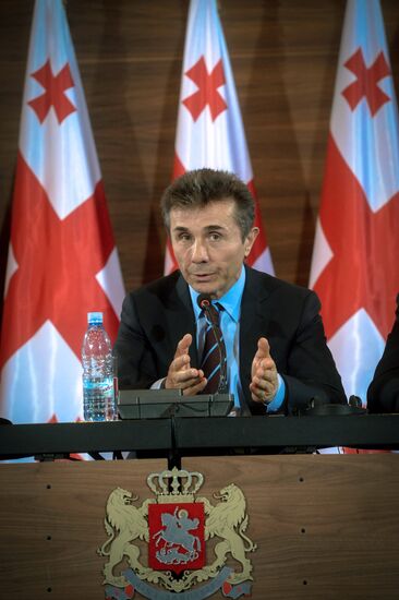 News conference by Bidzina Ivanishvili and Giorgi Margvelashvili