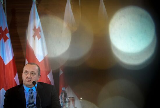 News conference by Bidzina Ivanishvili and Giorgi Margvelashvili