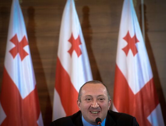 News conference by Bidzina Ivanishvili and Giorgi Margvelashvili