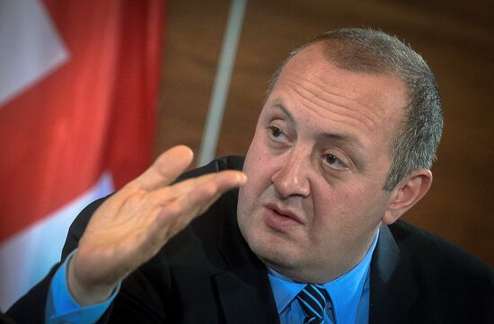 News conference of Bidzina Ivanishvili and Giorgi Margvelashvili