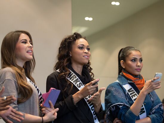 SPA-day for Miss Universe 2013 contestants