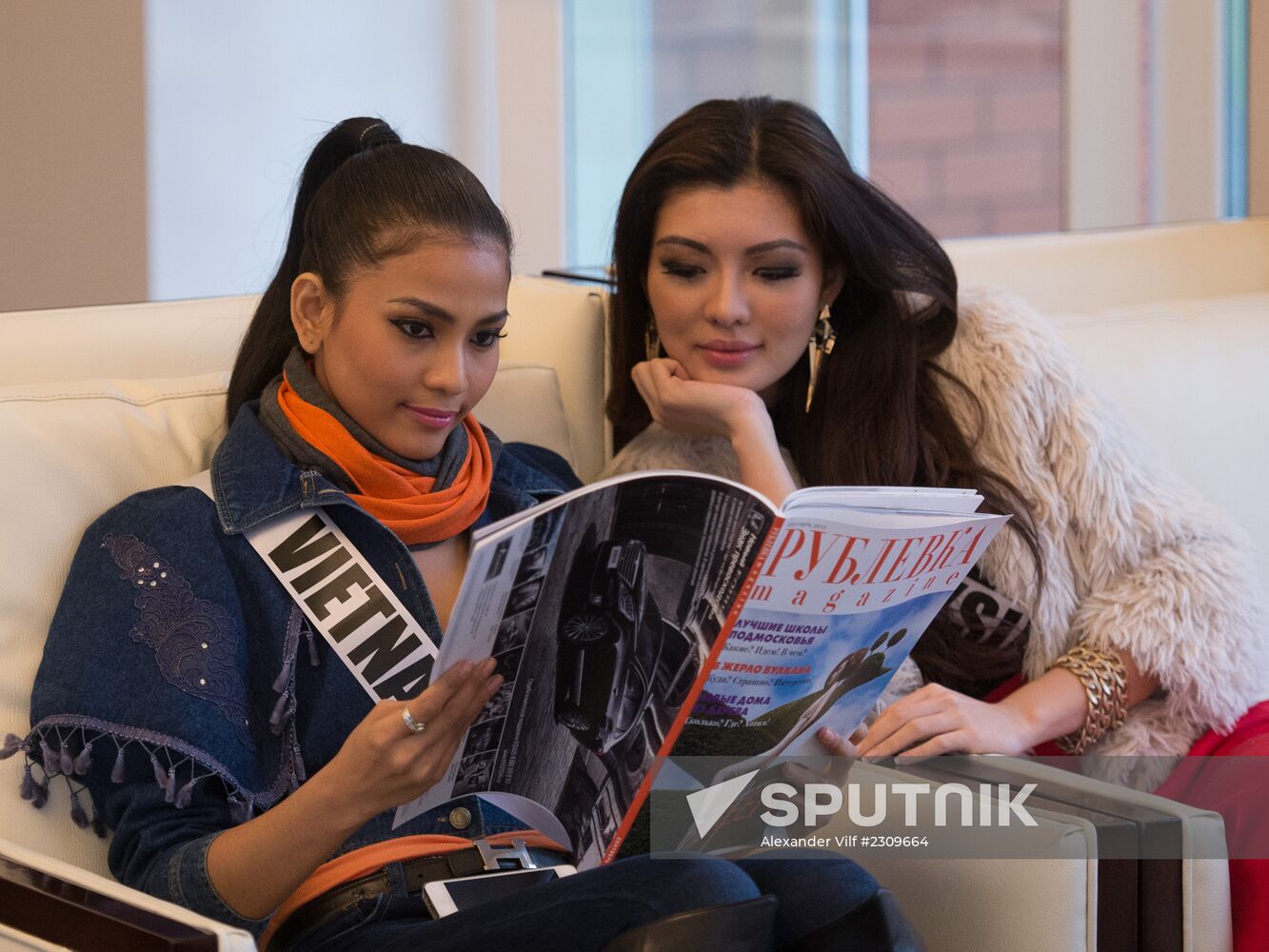 SPA-day for Miss Universe 2013 contestants