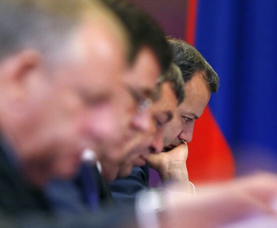 Dmitry Medvedev holds teleconference in Gorki