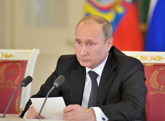 Vladimir Putin held talks with Rafael Correa in the Kremlin