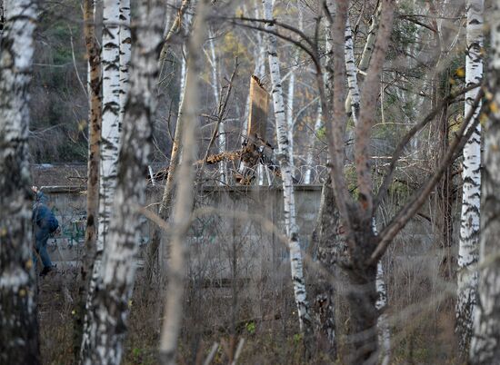 KA-52 helicopter crashed in Vykhino-Zhulebino district in Moscow