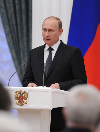 Vladimir Putin presented state decorations