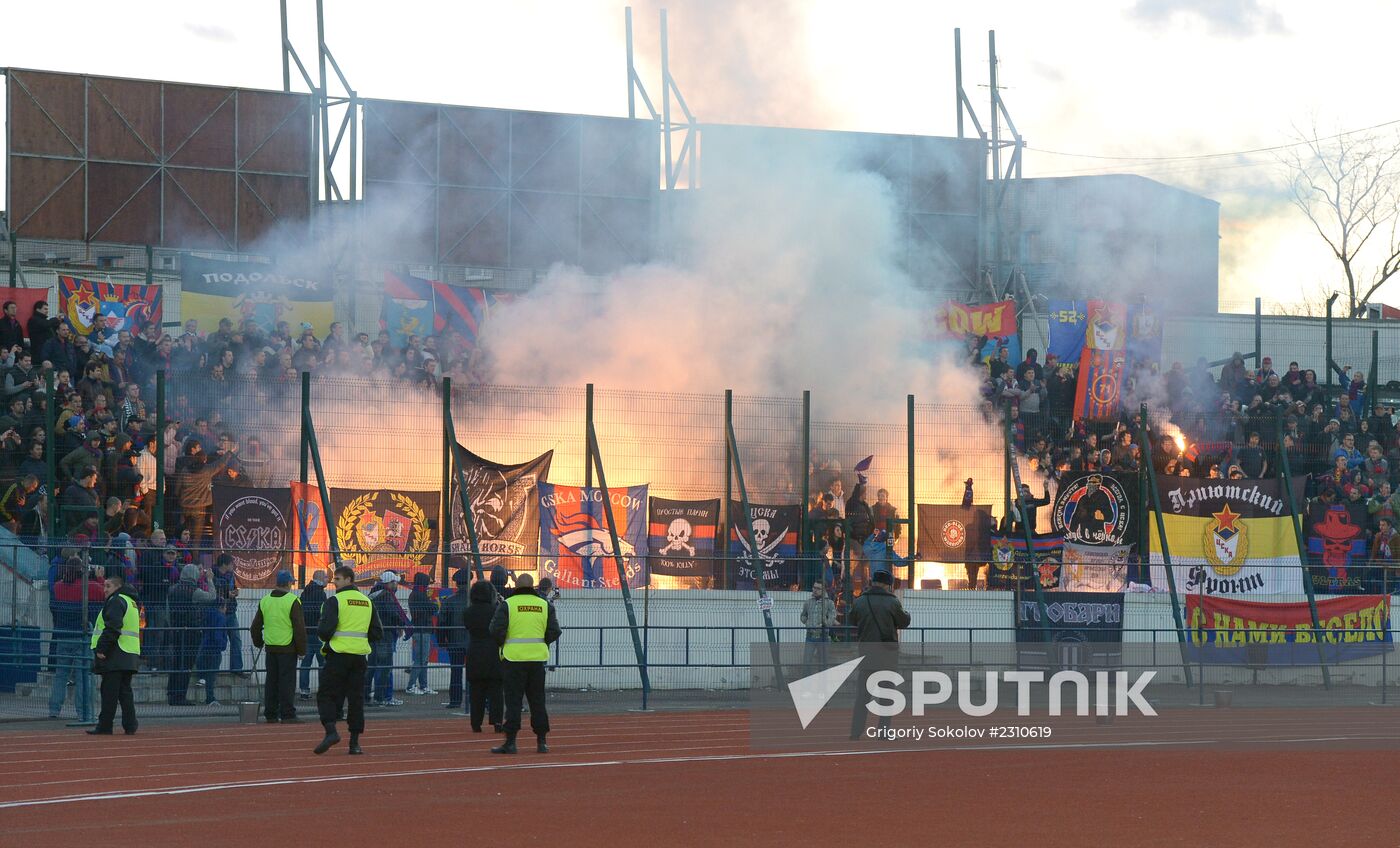 Russian Football Cup. Khimik vs. CSKA