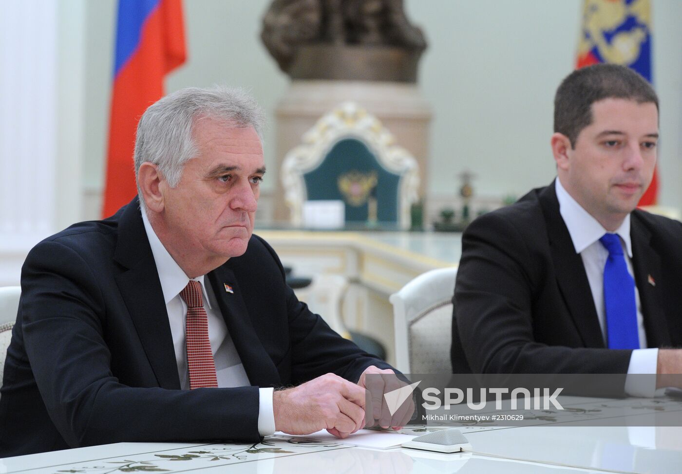 Vladimir Putin meets with Tomislav Nikolić