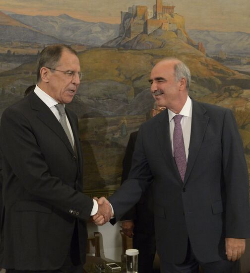 Russian Foreign Minister Sergei Lavrov visits Greece
