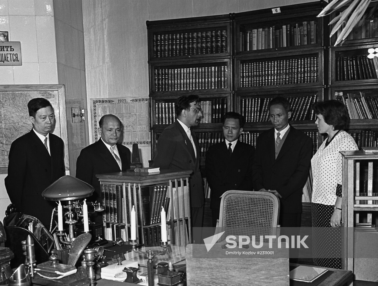 Delegation from North Vietnam headed by Phạm Văn Đồng in Moscow