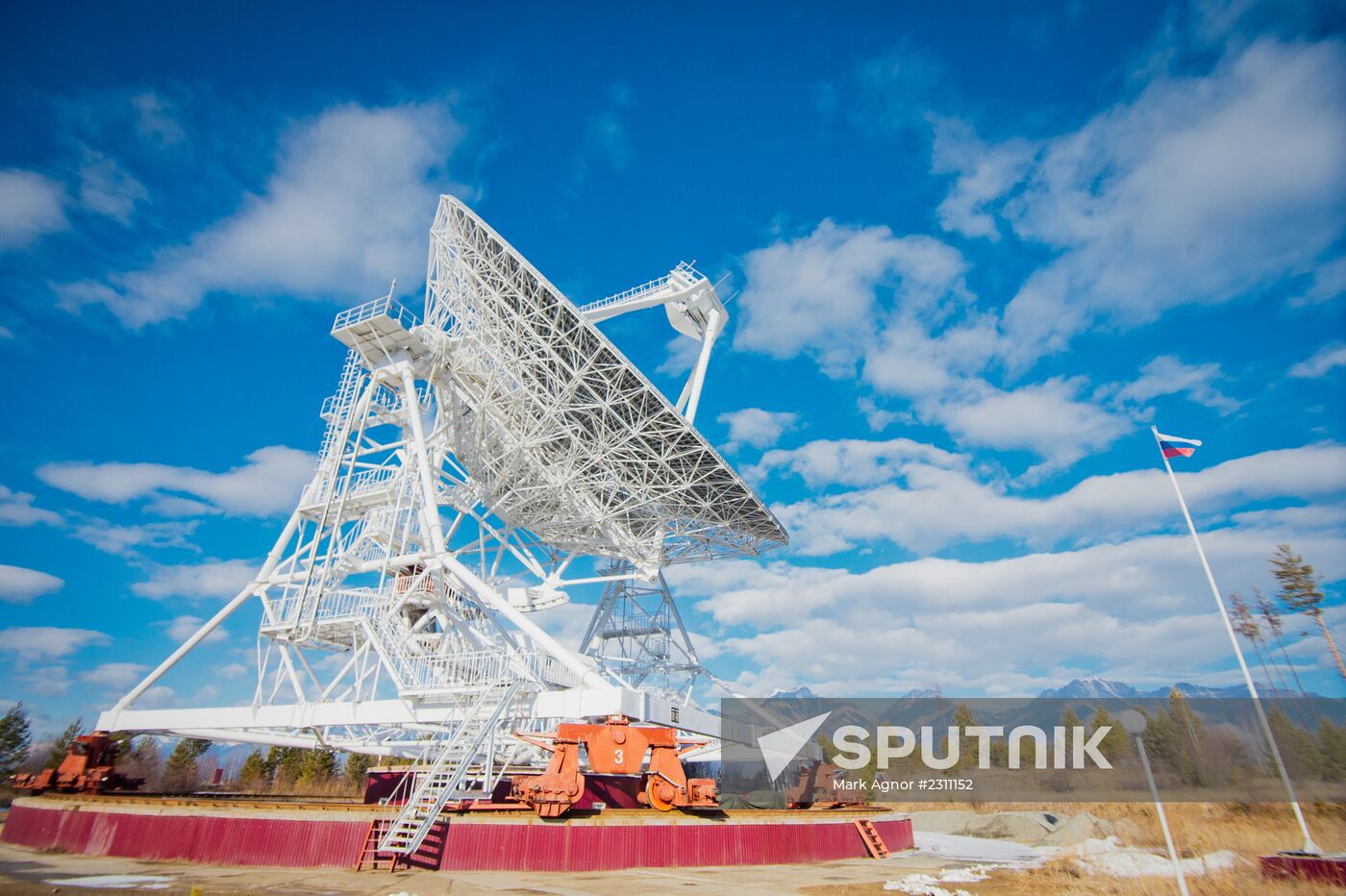 Radioastrophysical observatory Badary in Buryatia