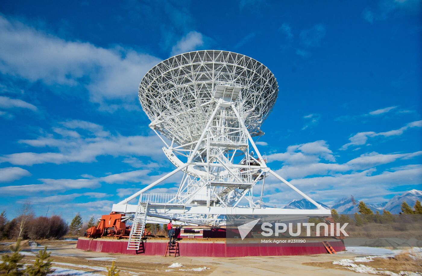 Radioastrophysical observatory Badary in Buryatia
