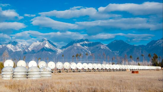 Radioastrophysical observatory Badary in Buryatia