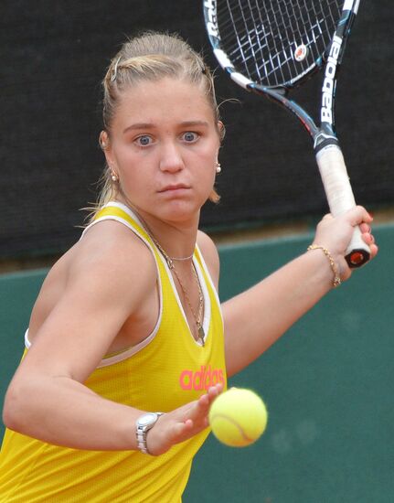 Tennis. Fed Cup 2013. Trainings