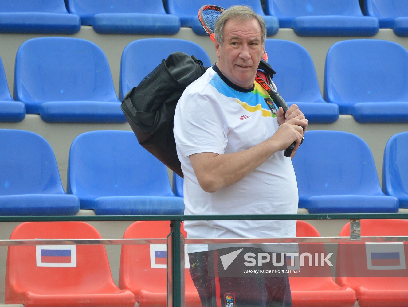 Tennis. Fed Cup 2013. Trainings
