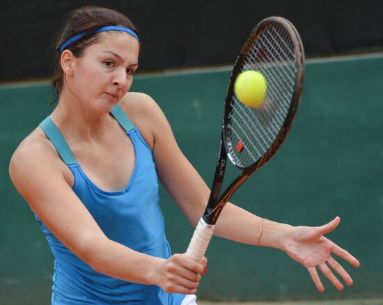 Tennis. Fed Cup 2013. Trainings