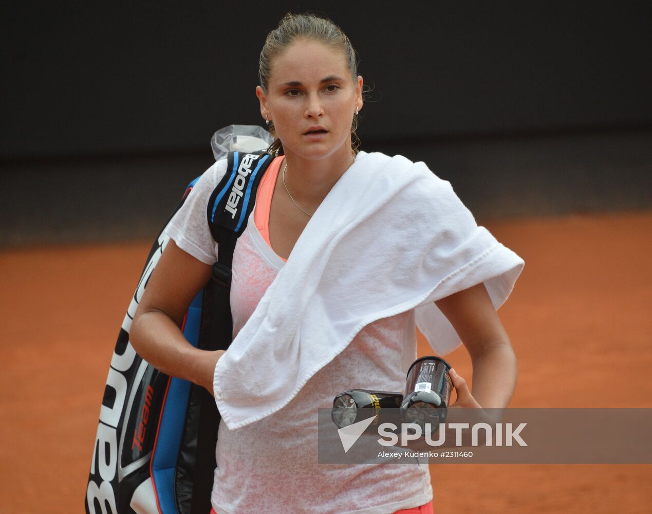 Tennis. Fed Cup 2013. Trainings
