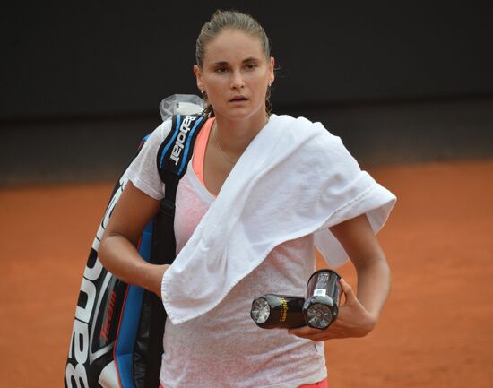 Tennis. Fed Cup 2013. Trainings