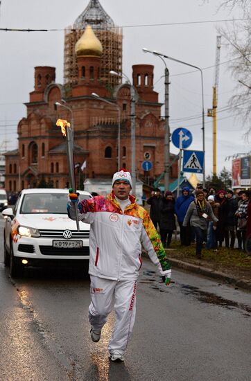 Olympic torch relay in Arkhangelsk Region