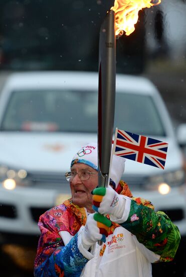 Olympic torch relay in Arkhangelsk Region