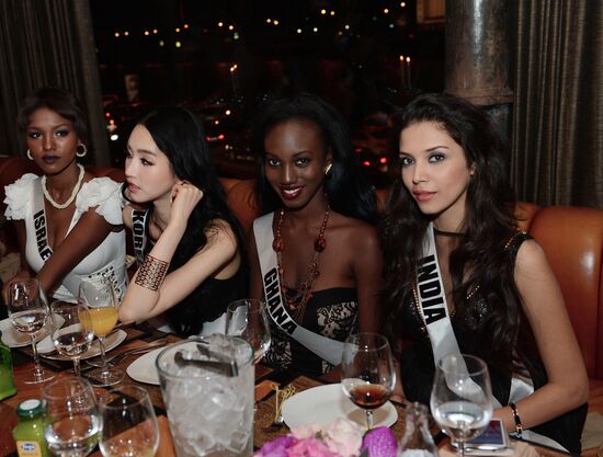 Nightout Party with Miss Universe contestants