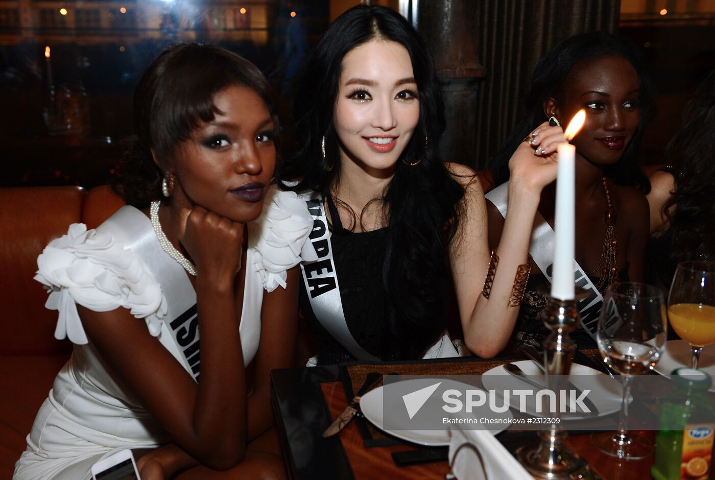 Nightout Party with Miss Universe contestants taking part