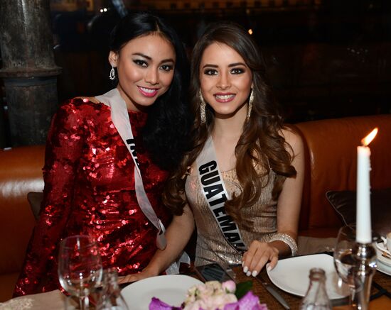 Nightout Party with Miss Universe contestants taking part