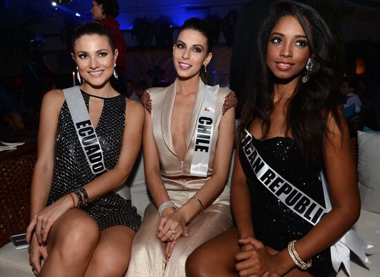 Nightout Party with Miss Universe contestants taking part