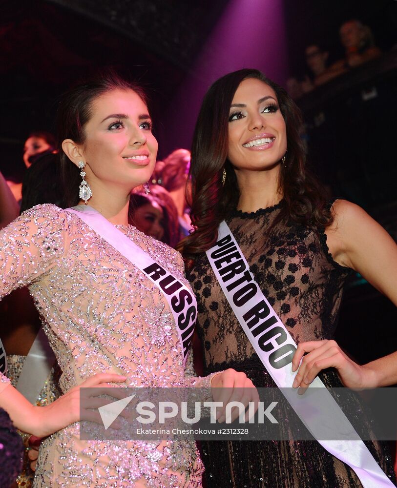 Nightout Party with Miss Universe contestants taking part