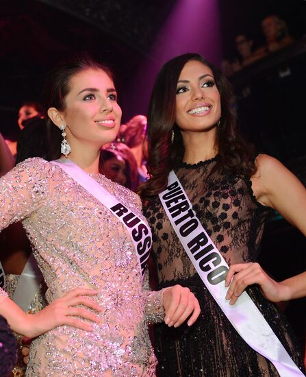 Nightout Party with Miss Universe contestants taking part