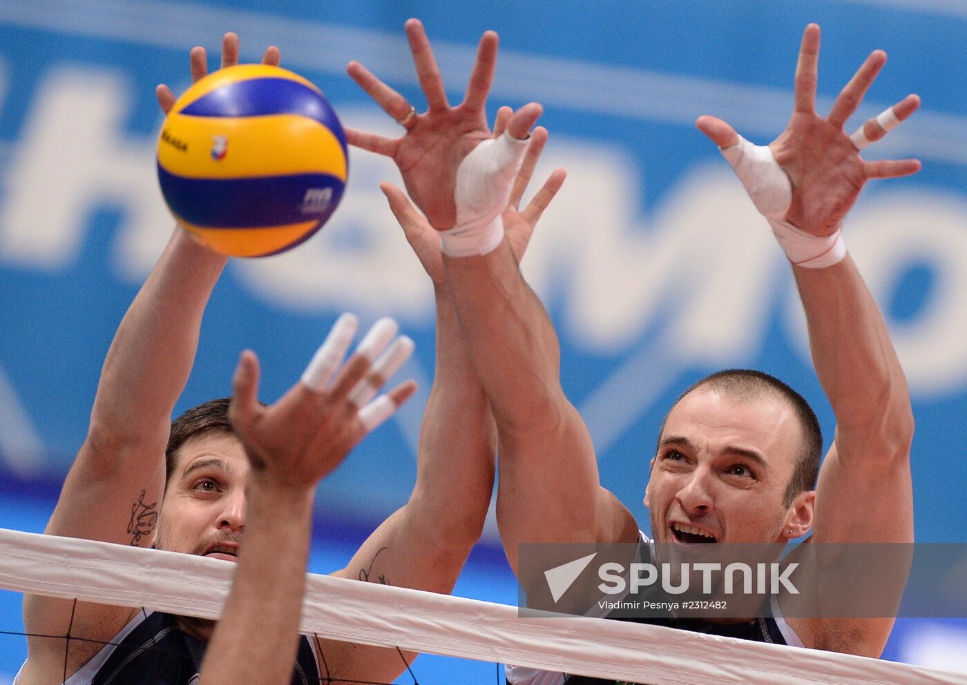 Volleyball Superleague. Dynamo vs. Gazprom-Yugra