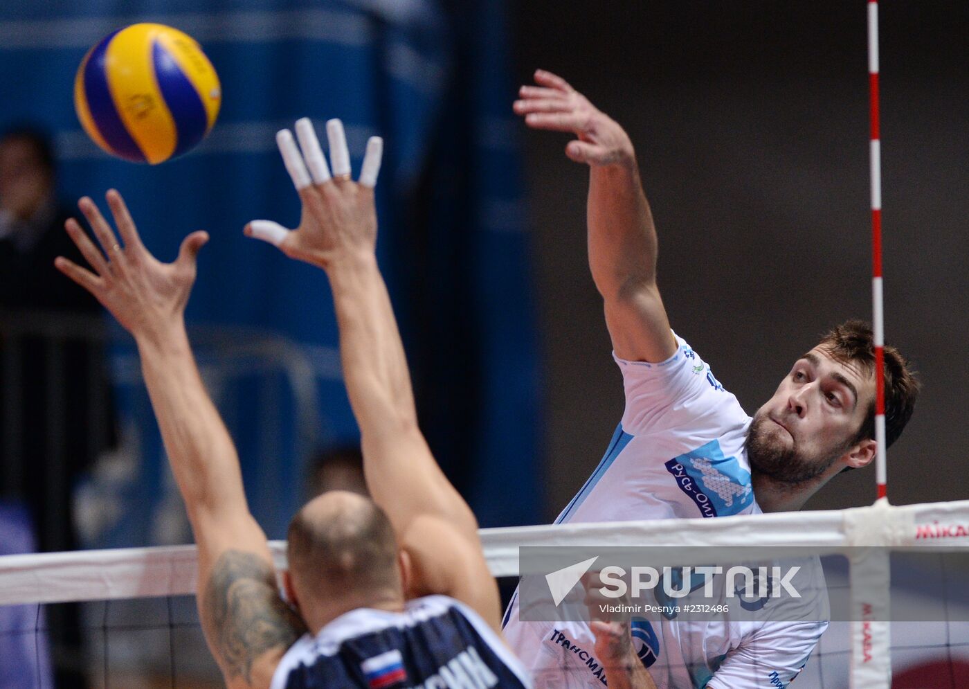 Volleyball Superleague. Dynamo vs. Gazprom-Yugra