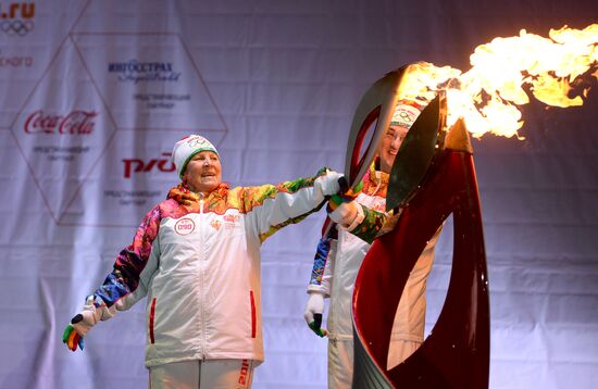 Olympic Torch Relay. Syktyvkar