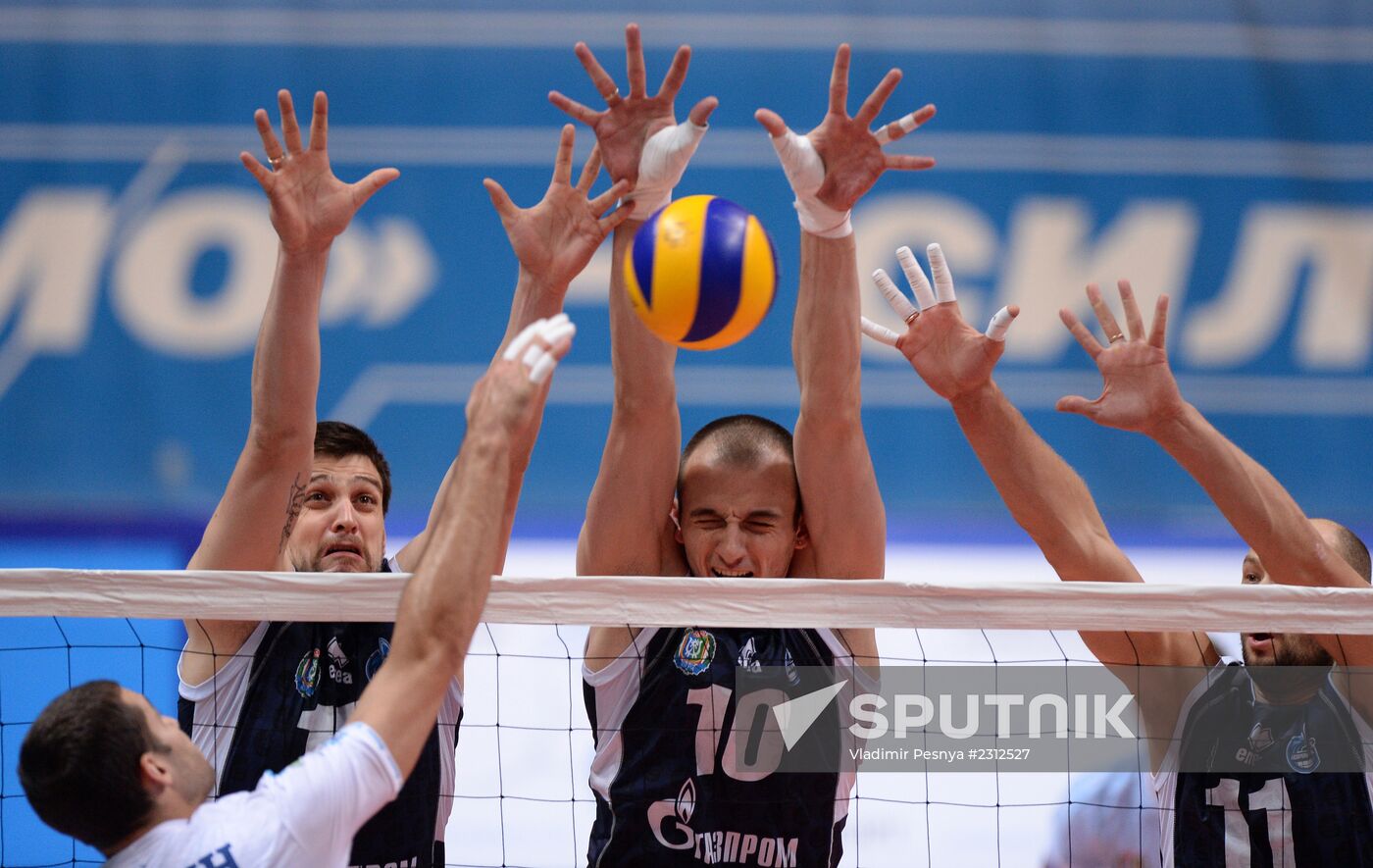 Volleyball Superleague. Dynamo vs. Gazprom-Yugra