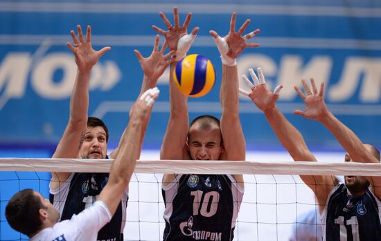 Volleyball Superleague. Dynamo vs. Gazprom-Yugra