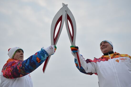 Olympic Torch Relay. Naryan-Mar