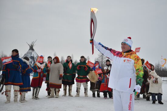 Olympic Torch Relay. Naryan-Mar