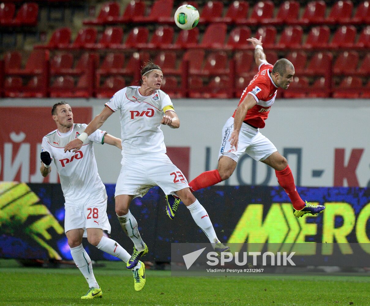 Russian Football Premier League. Spartak vs. Lokomotiv