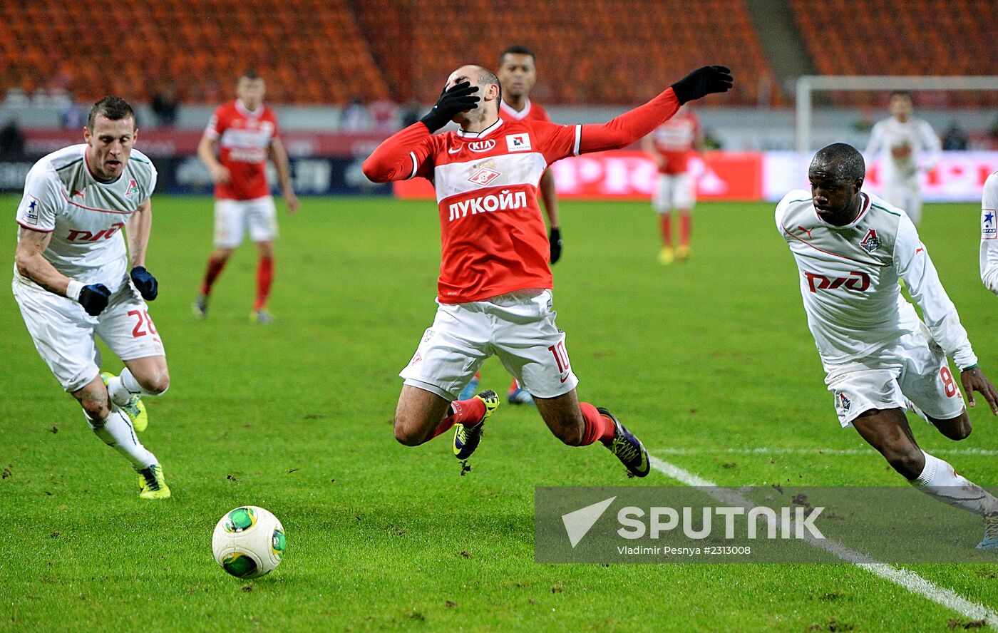Russian Football Premier League. Spartak vs. Lokomotiv