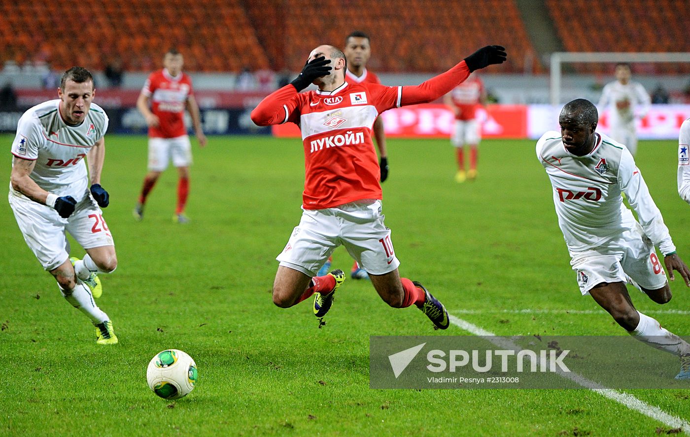 Russian Football Premier League. Spartak vs. Lokomotiv