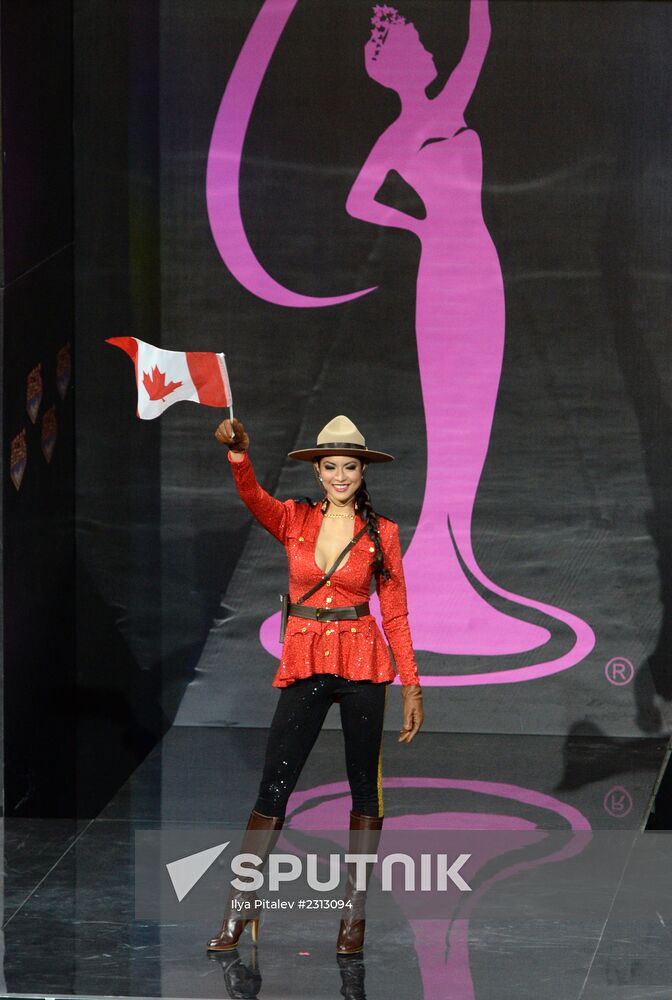 Miss Universe contestants' show of national costumes